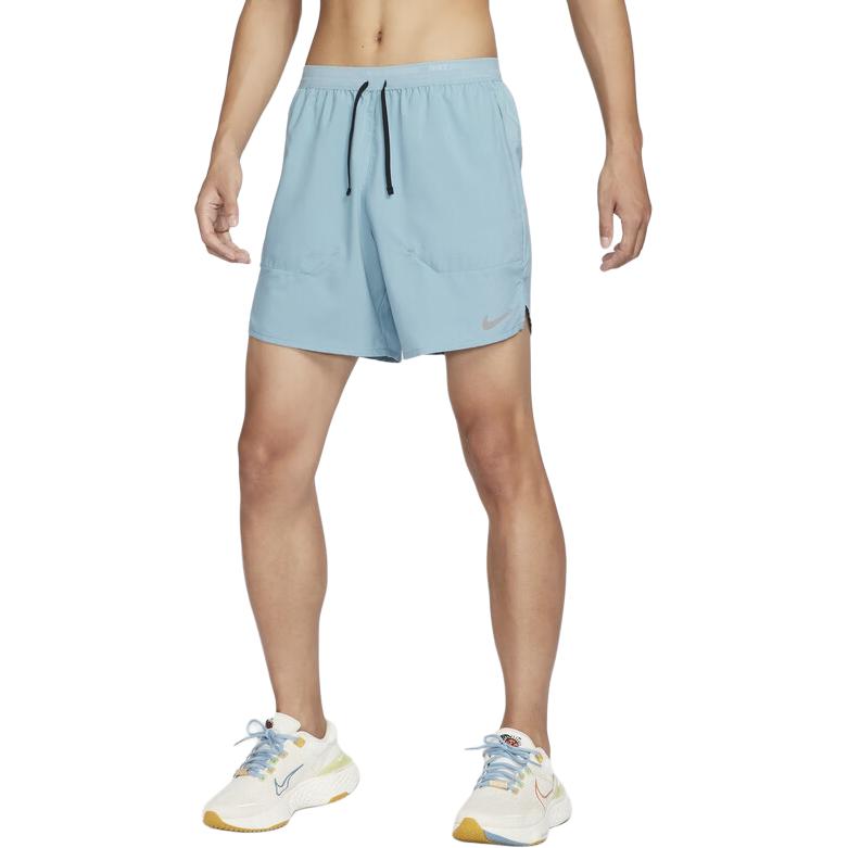 Nike Dri-Fit Stride быстросохнущие универсальные спортивные шорты без подкладки на шнуровке длиной три четверти мужские шорты джинсово-синие черные DM4742-464