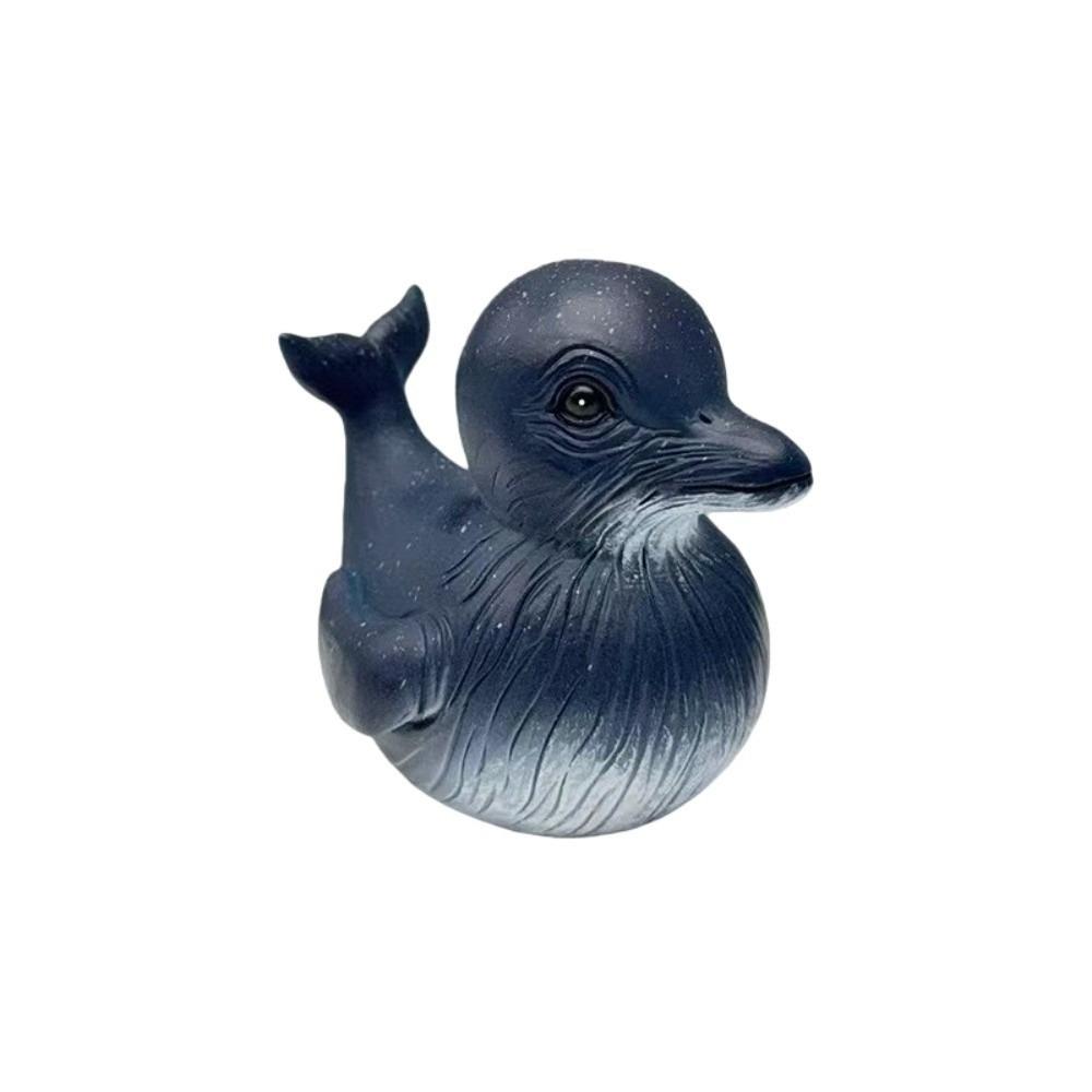 Seal Marine Organisms Statue Dolphin Shark Turtle Duck Figure Devilfish Whale Sea Creature Duck Desktop Ornament Entryway Decor