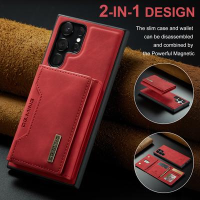 Кожаный чехол 2 в 1 с магнитной функцией для Samsung Galaxy S22 Ultra 5g S22ultra S22 Plus S 22 S20 S21 Fe, защитный чехол-бумажник