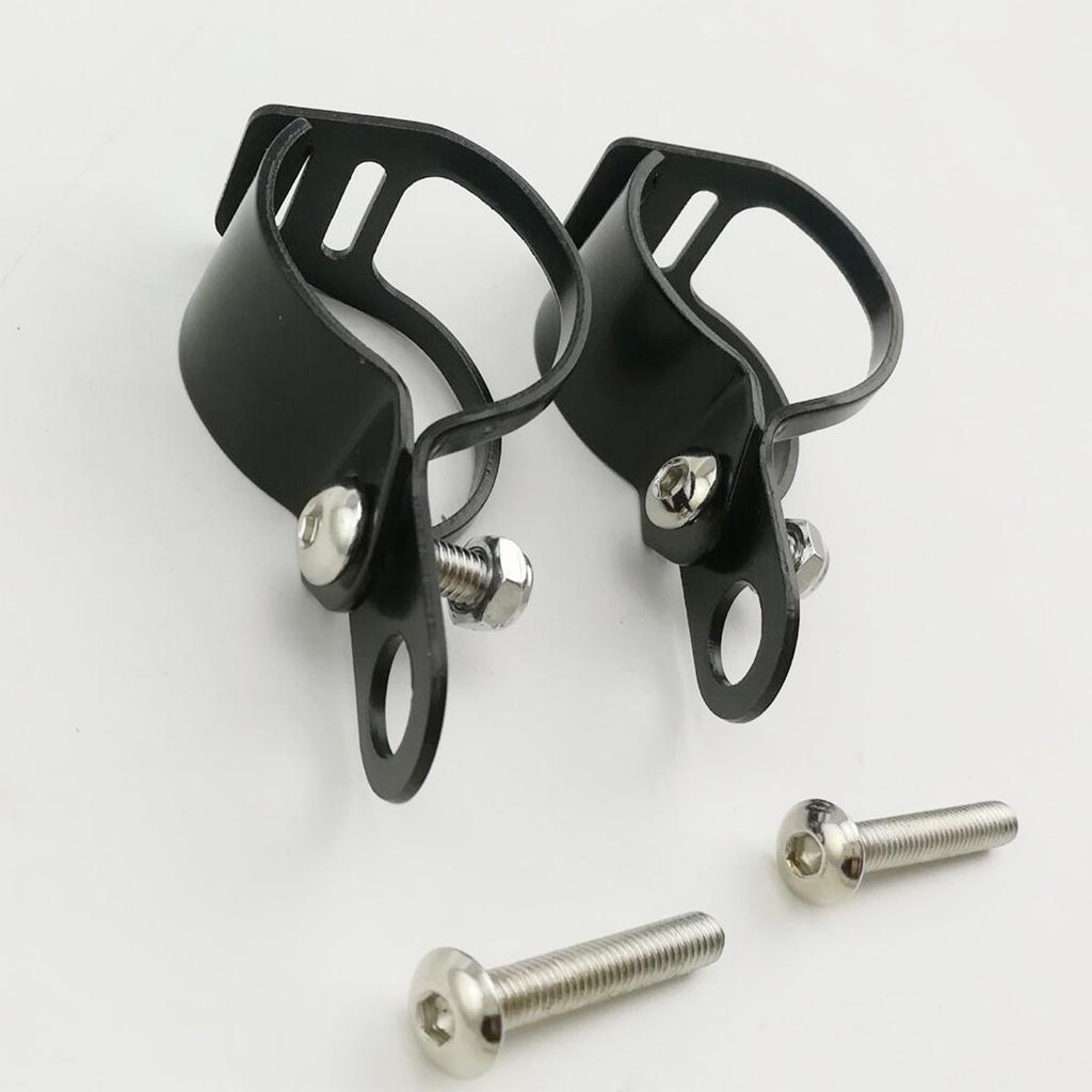 HANSWD1 пара металлических мотоциклетных модификаций указателей поворота, кронштейн-зажим 30~45 мм (черный)