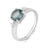 Серебряное кольцо с топазом Лондон Блю 1.642ct (2024644) 2.88 гр. 925 пробы