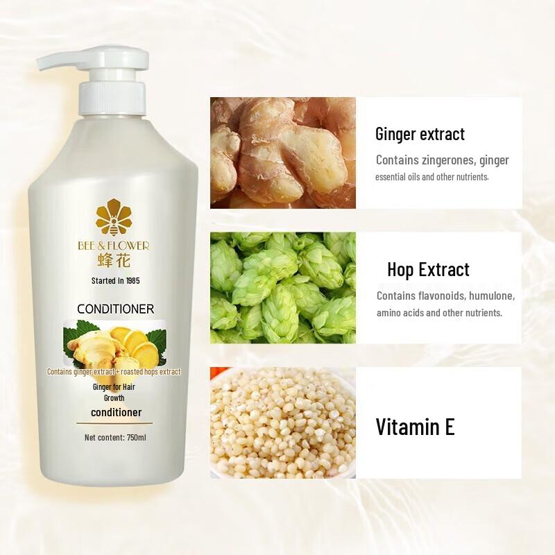 Bee Flower Silicone-Free Ginger Hair Repair Conditioner