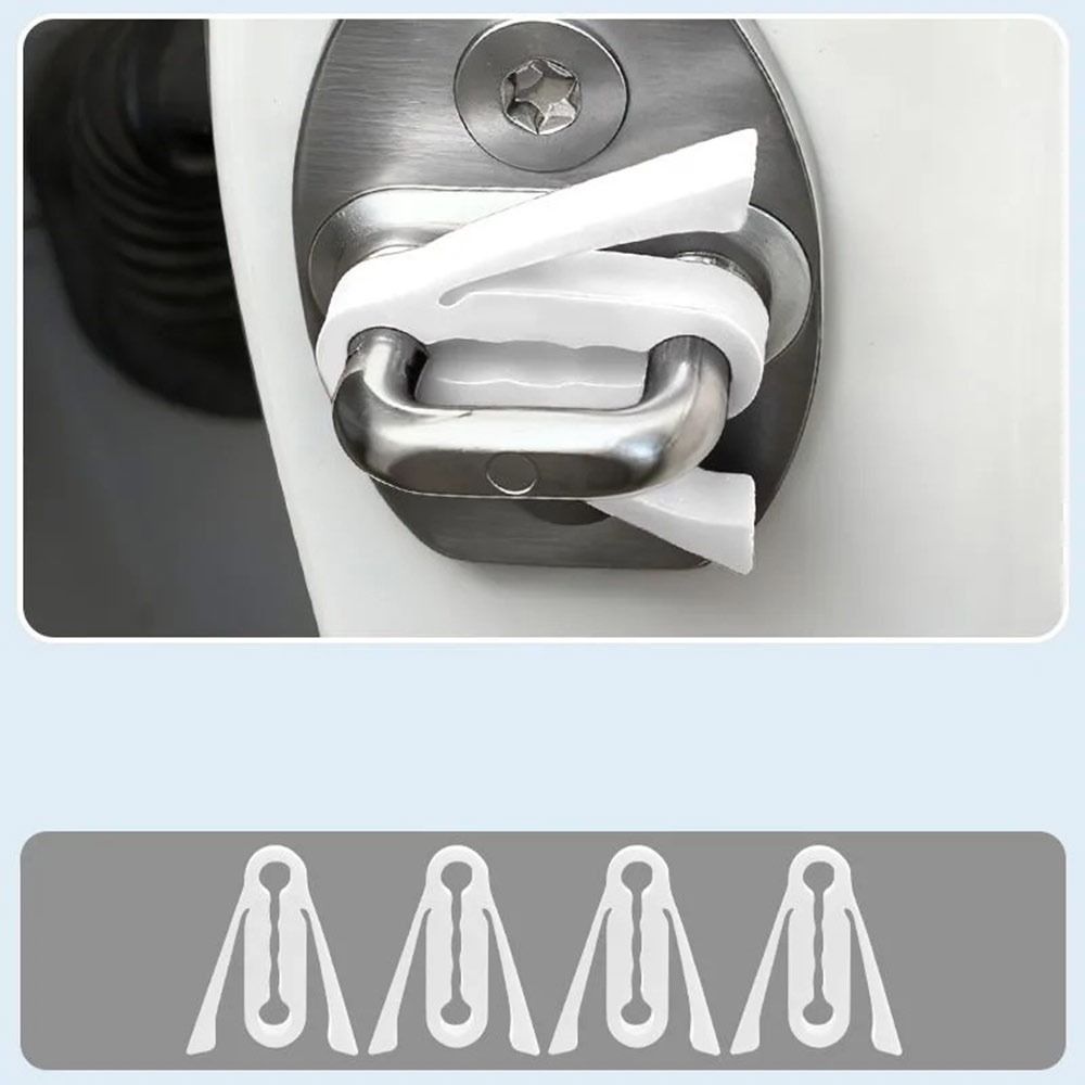 4Pcs Silicone Car Door Lock Sound Deadener Buffer Car Door Lock Protectors Auto Accessories
