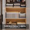 Stackable Textile Drawer Transparent Lid Stackable Sliding Container Foldable Particlesproof for Students, Families, Bedroom