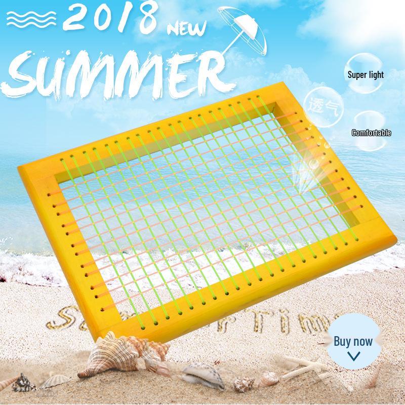 Дышащая летняя сетчатая подушка для стула с деревянным каркасом