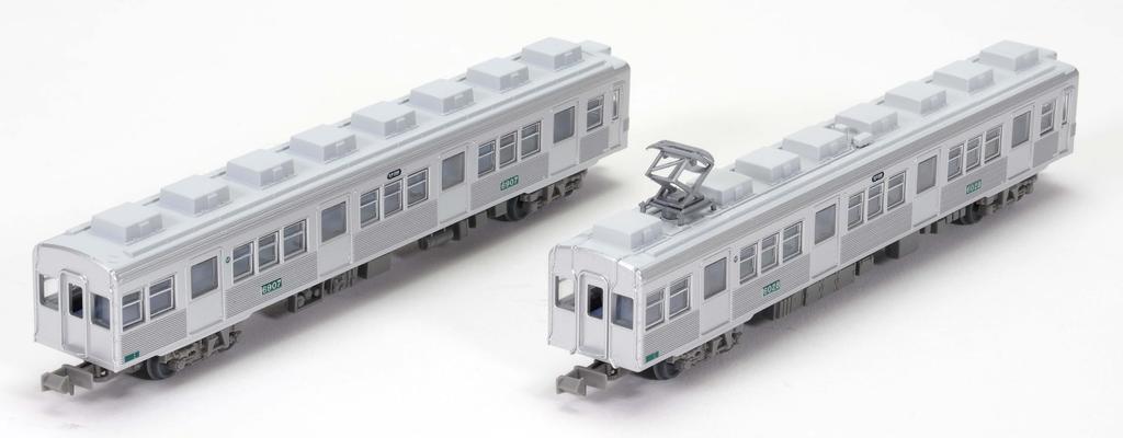 TOMYTEC Коллекция железных дорог: Nankai Electric Railway Серия 6000, Ностальгическая некрашеная нержавеющая сталь, Набор из 2 вагонов, Диорамные принадлежности, 335184
