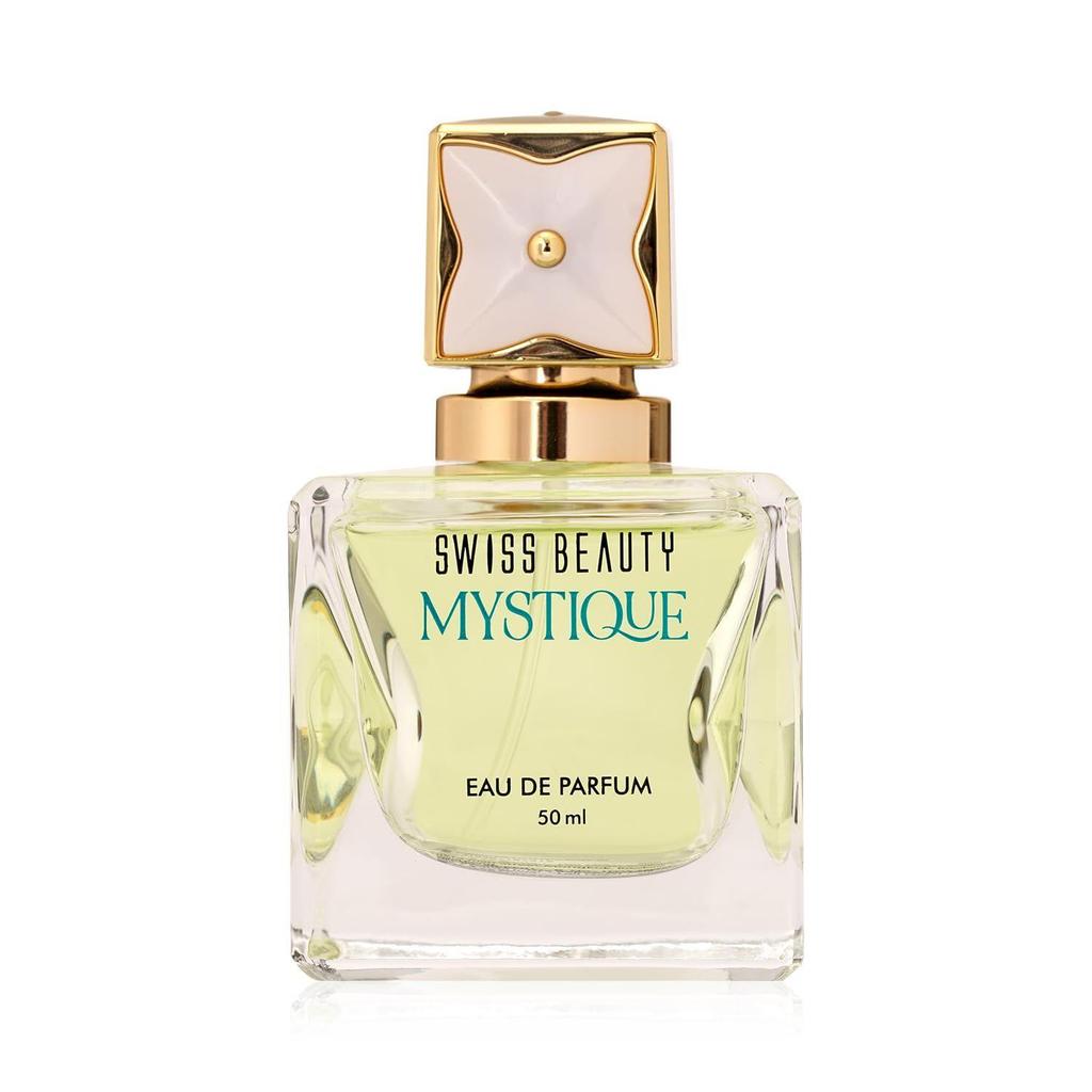 Swiss Beauty Mystique EDP | Стойкий | Для повседневного использования | Верхняя нота: Розовый перец | Средние ноты: Цветы розы и малины | Базовая нота: амбра