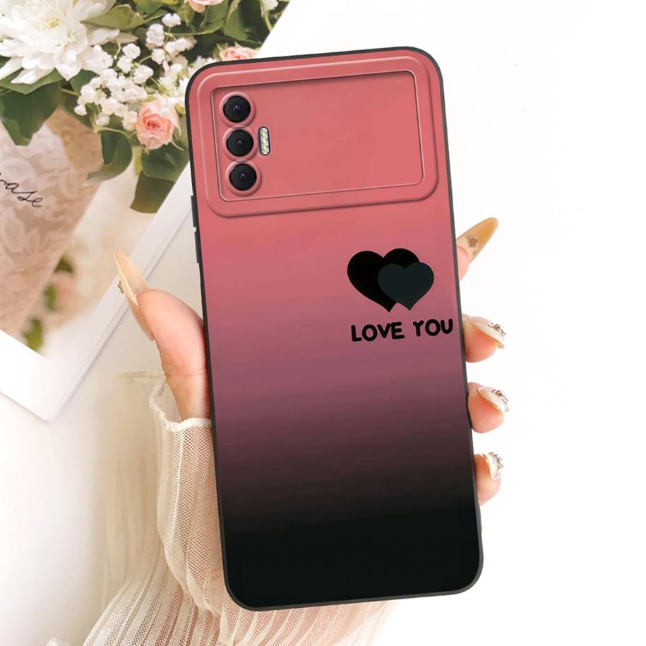 Чехол для Tecno Spark 8 Pro 8P Чехол KG7H KG7 KG7n KG8 Популярный Цветок Мягкий Силикон Задняя Крышка Funda Для Tecno Spark 8 8T KG6 KG6p Capa