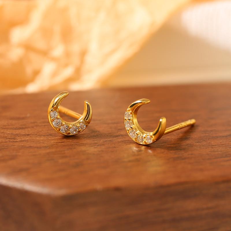 Лунные серьги для женщин. Модные универсальные и стильные серьги высокого класса в качестве подарка для лучших подруг и подруг.