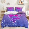 3D Printed Mermaid Princess Bedding Set for Girls and Women, Dreamy Quilt Cover Pillowcases 2/3pcs Gift