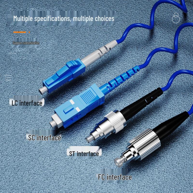 BOSOND Telecom-Grade Armored FC-SC Single-Mode Fiber Patch Cord