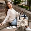 Boho Mystical Eye Printed Fashion Tote Bag Casual Carry Bag for Daily Use