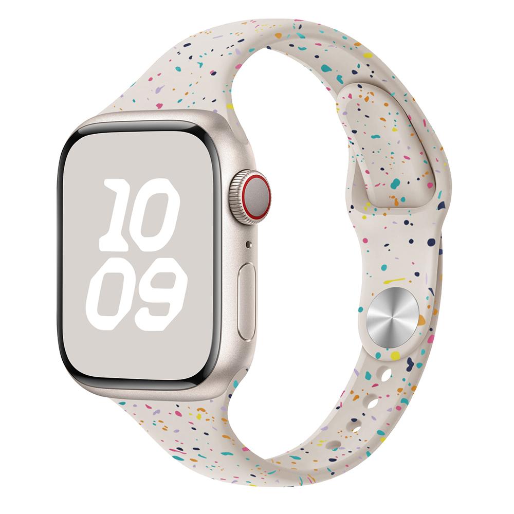 Оригинальный силиконовый ремешок для Apple Watch Band 44 мм 45 46 40 41 38 42 мм Correa Дышащий iwatch series 10 9 8 SE 7 6 Ultra 2 49 мм