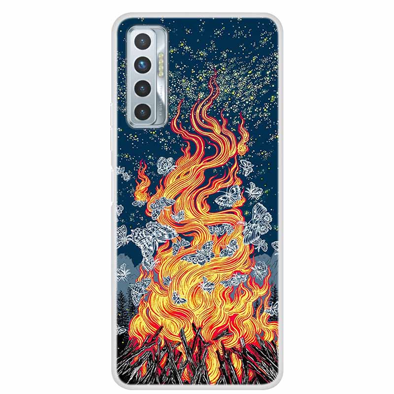 Чехол для Tecno Camon 17P Роскошный Силиконовый ТПУ Мягкий Чехол для Телефона Для Tecno Camon 17 CG7 CG6 1 7 Чехол Ударопрочный Мультяшный Funda