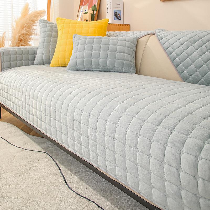 Подушка для дивана, зимняя новая нескользящая подушка, чехол для дивана, универсальный пылезащитный чехол для спинки, тканевая подушка