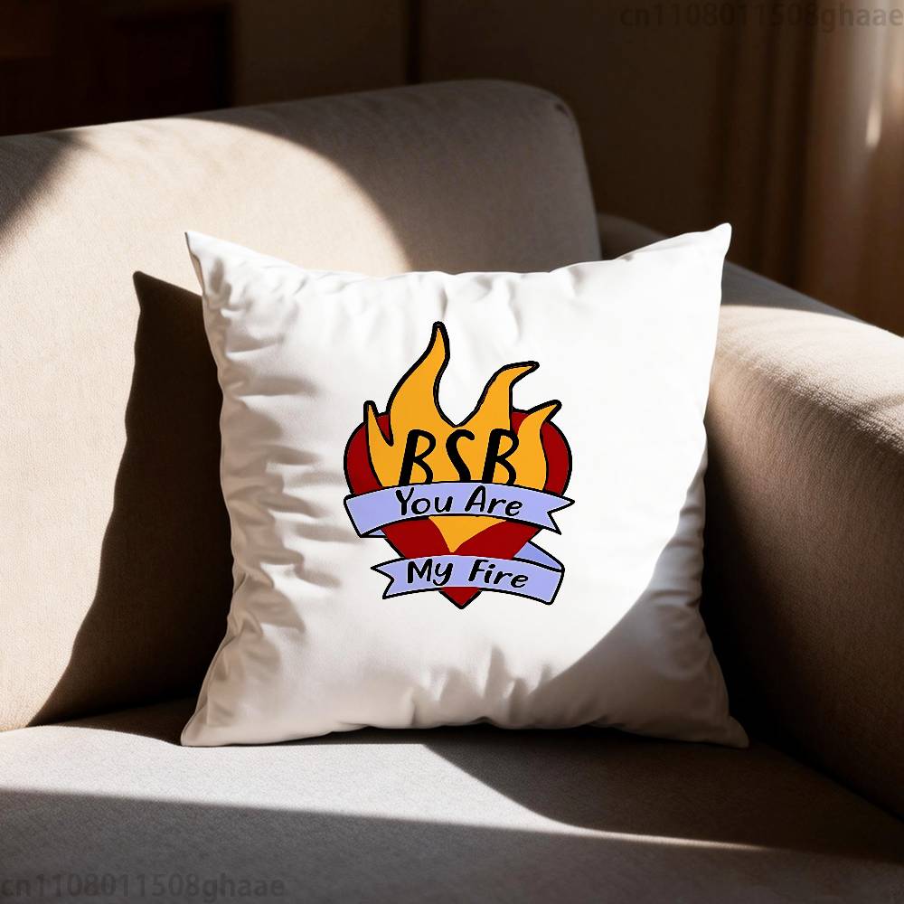 Band BBackstreet BBoys Pillow Case Square DoubleSided Printing Short Plush Sofa Cushion Cover Bedroom Bedside Pillow