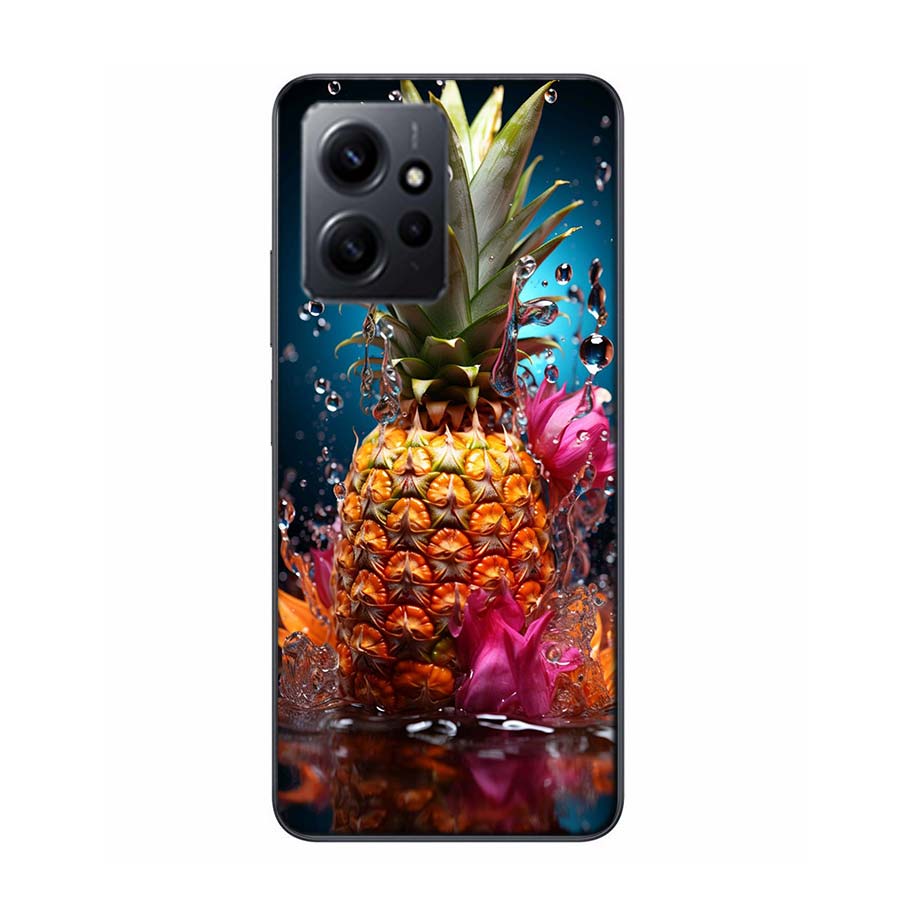 Harvest Pineapple Phone Case For Redmi Note 14 15 Pro 5G 13 12 Pro Plus 11 11T 11E 11S 10 Pro 10S 9 9S Cover Cell Clear TPU Capa