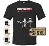 Футболка PULP FICTION V3 Постер фильма Винтаж Натуральный Черный Белый S - 5XL