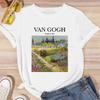 Summer T Shirt Women Van Gogh Printed Tees Graphic feUnisex Tshirt Tees Casual Streetwear Korean O-neck Clothes woUnisex T-shirt Unisex