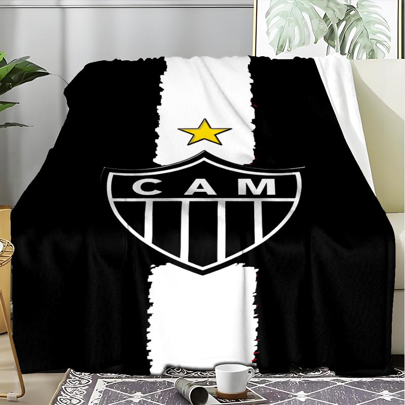 1PC Love For Atlético Printed Soft Flannel Blanket Throw for Adult Bedroom Living Room Sofa Camping Travel Fan gifts Christmas Gifts