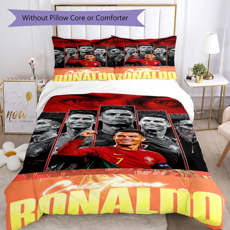 Cristiano Ronaldo Bedding Set Breathable Duvet Cover With Pillowcases Home Decoration Birthday Gift