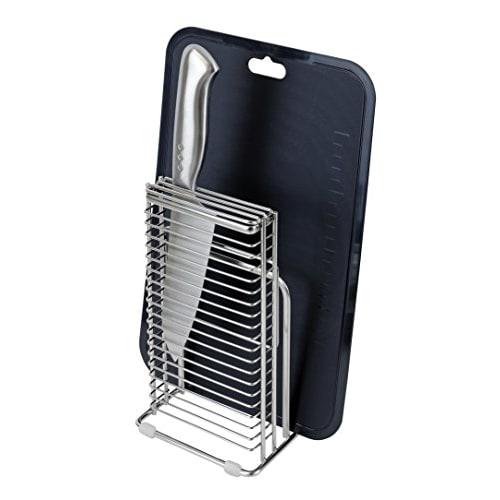 Pearl Metal Knife/Cutting Board Stand Stainless Steel Viewo HB-3286 Silver 12.5ÁE3ÁE2cm