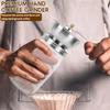 Stainless Steel Hand Crank Coffee Mill Adjustable Settings Bean Grinder Tools  Home Use