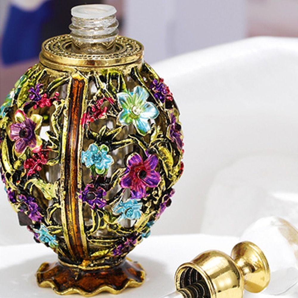 Винтажный стеклянный пустой флакон для духов 12 мл дорожные косметические контейнеры домашний декор