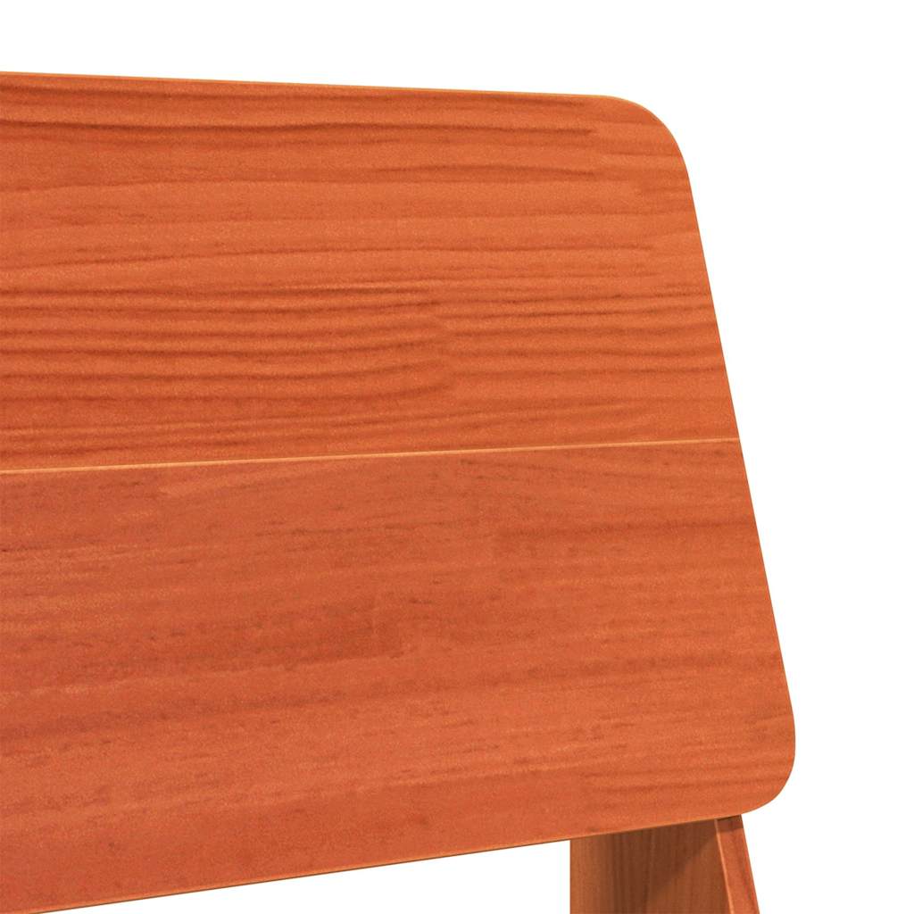 Garden Chair Wax Brown 60x64x70.5 cm Solid Pine Wood