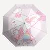1pc Adorable Pink Bow Rabbit Balloon with Heart-Shaped Automatic Opening Umbrella - Perfect for Fans, Travelers, Everyday Use, and Festive Gifts!T071
