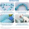 2 Pcs Dog Cooling Bandanas Cooling Scarf for Dogs Ice Crystals for Dog Fast Cooling Cooling Dog Bandana Summer Indoor Outdoor