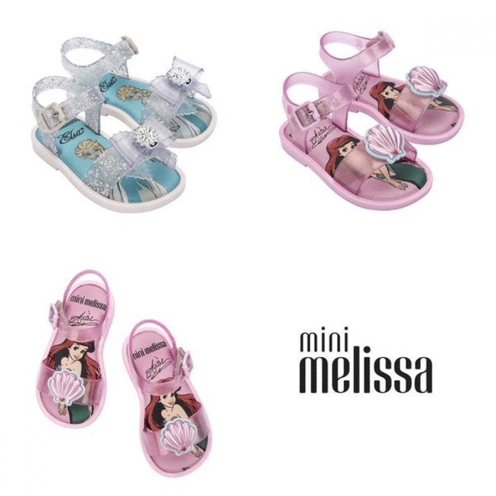 Toebox Mini Melissa Sandal Disney Princess Baby Elsa Mermaid Mskcf2tsmd11
