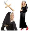 Zorro Hooded Cape Black Mask Halloween Costume Outfit