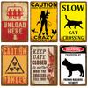 Retro Tin Sign Vintage Metal Signs Plates Posters House Interior Bathroom Wall Art Mural Aesthetic Room Home Decor Decorations