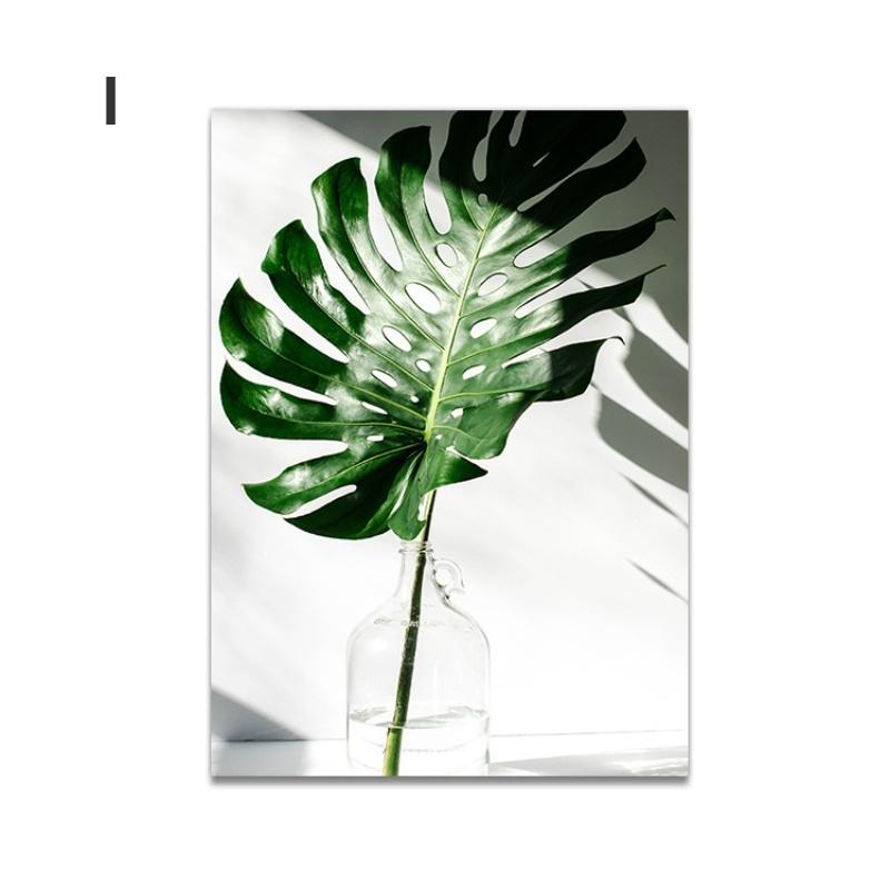 Скандинавские золотые ананасы, зеленые листья, декоративные картины на холсте, тропические растения, природные цитаты, настенный постер для гостиной, без рамки