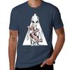 Alien With Sphynx Cat Tshirt Trendy Print Short Sleeve Tshirt