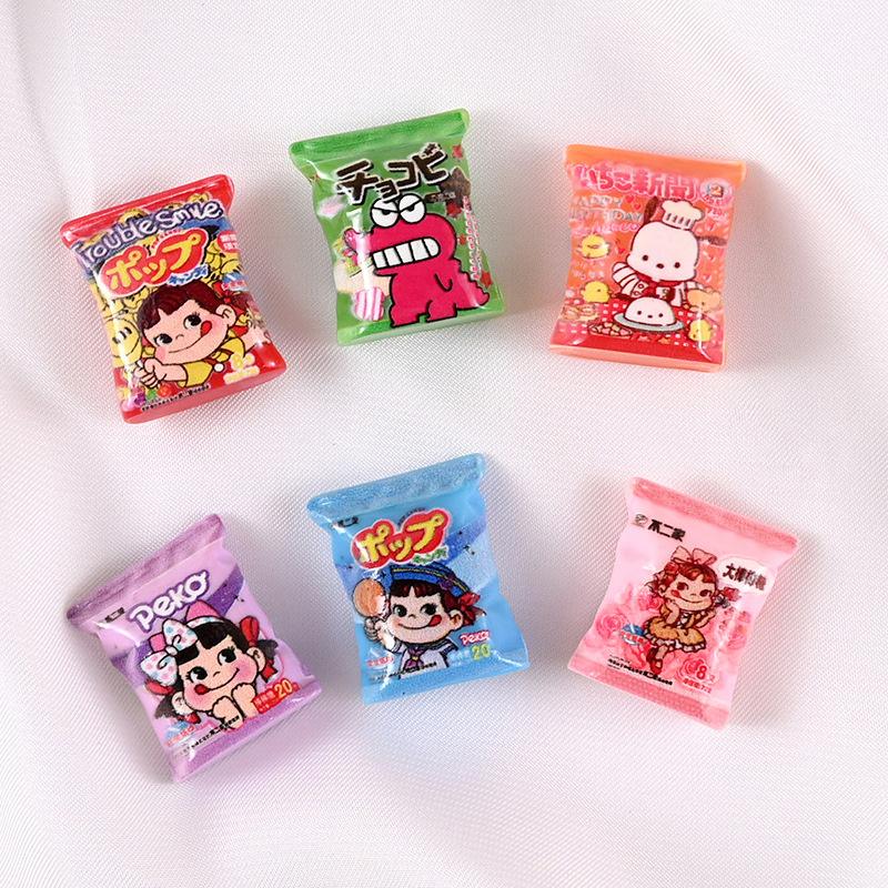 6 шт. кукольный домик миниатюрная смоляная конфетная модель мини закуска для миниатюрного кукольного домика декор игрушки аксессуары