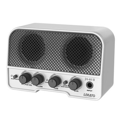 LEKATO Мини-гитара Электрогитара 2 Звука Совместимость с Наушниками Bluetooth Техническое Соответствие AUX Для Дома Японское Руководство По Эксплуатации Включено