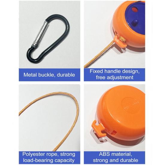 10 м портативная выдвижная бельевая веревка прочная втягивающаяся веревка для белья гостиничная ванная комната прачечная