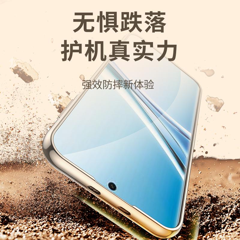 Чехол для Redmi Note 15 Pro Plus Magsafe из веганской кожи с магнитной подставкой-kickstand, вращающейся на 360°, противоударный защитный чехол