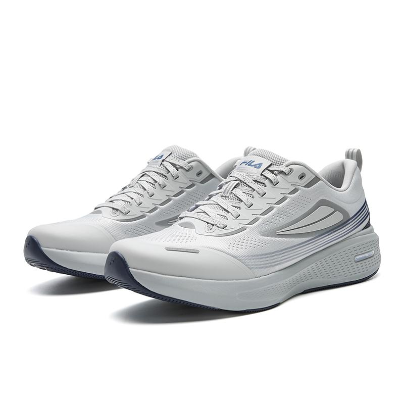 Fila Nuvole 3+ Run S Легкие Дышащие Амортизирующие Прочные Низкие Повседневные Тренировочные Кроссовки для Бега Мужские кроссовки Серый Синий A12M541108FOS