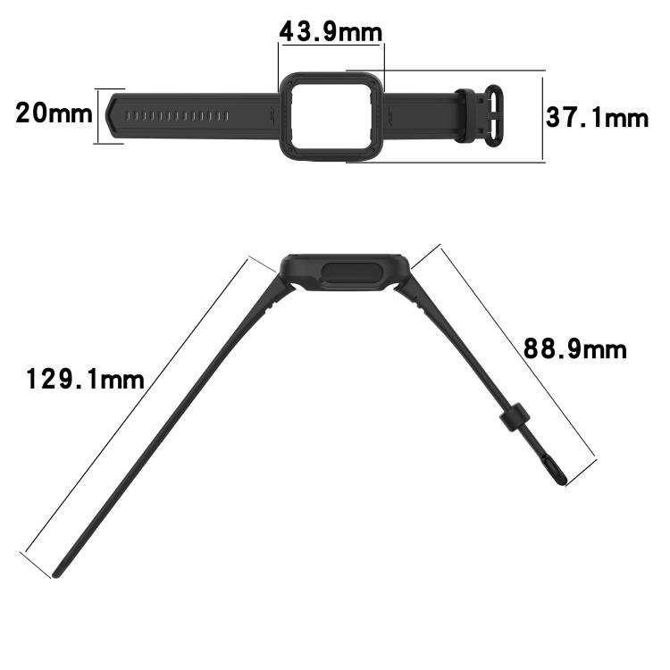 Силиконовый ремешок для часов Xiaomi Redmi Watch 2 Lite, однотонный