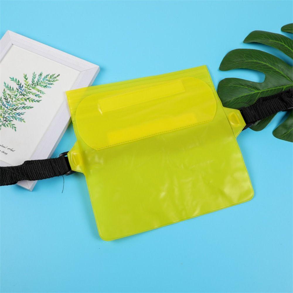Songkran Waist Waterproof Bag Thicken Swimming Storage Bag Waterproof Phone Bag  Outdoor Sports
