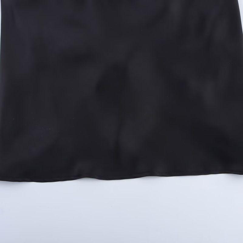 Araltay New Arrival Women's Clothing Fashion Style Fashion All-Match Hanging Collar Silk Satin Texture Tops 2892650