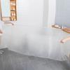 5 шт., чехлы для ванны, одноразовые, устойчивые к высоким температурам, утолщенные, хорошая гибкость, пластиковые чехлы для душа, вкладыши для ванны, пленки, товары для дома