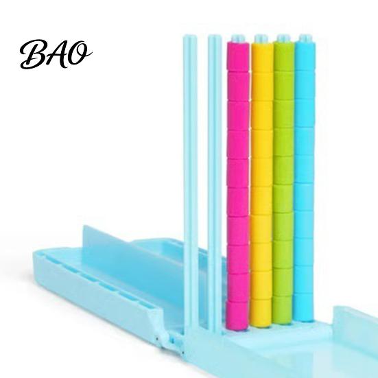 Portable Children Game 1/2 Sets Color Sorting Stacking Game, Rainbow Ring Stack Puzzle for Hand-eye Coordination Kids Adults, Challenge Board