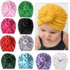 Newborn Infant Toddler Baby Cap Cotton Tie Knot India Pure Hat Beanie Cap Headwear Turban Bonnet