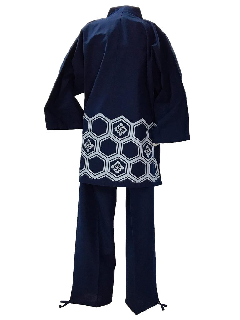 Курумэ Цумуги Сделано в роскоши Цумуги Тщательно напечатано Сделано из черепахового меха Navy L [Edoten] Самуэ, Плетение, Япония, Самуэ, Материалы, Мужская, Ракушка,