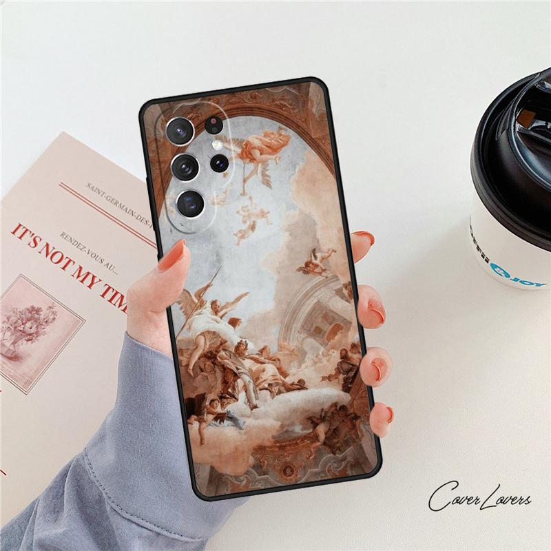 Чехол для телефона с картиной эпохи Возрождения Для Samsung Galaxy S24 S25 S23 S22 Ultra Note 10 20 Plus S20 S21 FE Обложка