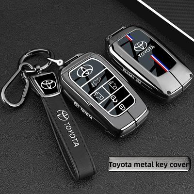 Для Sienna RAV4 VENZA Mirai Гибридные Автомобили Alphard PREVIA Voxy Keyless Go Брелок Кожаный Чехол для Автомобильного Ключа Набор Брелков